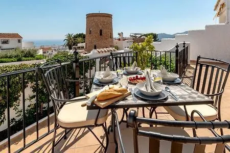 펜션 Hermosa Casa Con Terraza E Increibles Vistas Al Mar Y La Montana